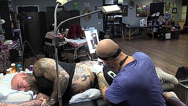 Getting a tattoo!