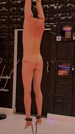 Mistress Luciana Hung up Extreme Single Tail Whipping Part 2
