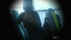 We Almost Got Caught on the Bus Giving Blowjobs and Flashing Tits