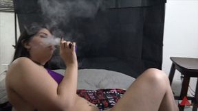 After Vaping she let me assjob her bikini