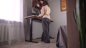 Coworkers Pants Fall Down at Work Enf Disaster