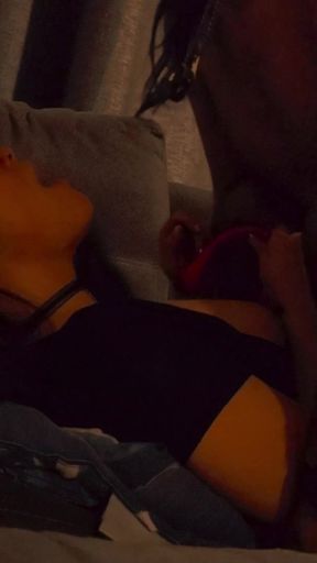 Post-burlesque Passion Fuck: Dress up Tease, Sloppy Blowjob, Rough Doggy, Pillow Missionary Orgasm &amp; Condom Creampie