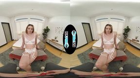 WETVR Cum Slut Lets Big Cock Frost Her Face - Sophia Sterling