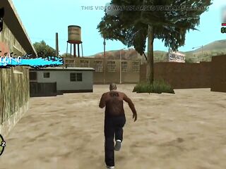 Gta San andreas sexy coffee mod - Barbara, a hot cop has sex with cj in a cell