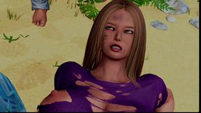 Sexy milf Nami gives best blowjob to big rod in Spanish gaming porno