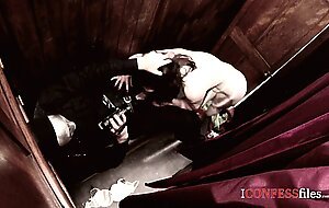 Confessionfiles: british babe fucks in confession booth