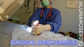17 min BG Surgical Roleplay POV watch me collect a sperm sample from MrPatientX while he is under! Watch me slowly jerk him off in MANY POV’s all fully wearing surgical PPE & gloves