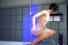 Jim the Femboy destroyed in public toilet creampie gangbang