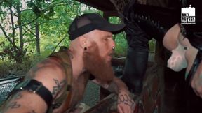 Axel Abysse And Fellball Take Turns Fisting Deep Into Each Others Wide Asses