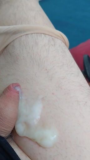 Shaved Tiny Clit Sissygasm Cute Panties, Tights & Skirt