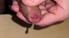 play and jerk off  my little foreskin cock until he cums