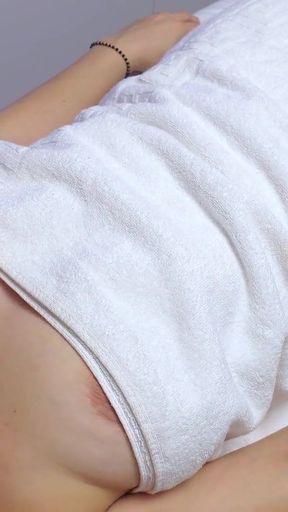 Home Massage Therapy Gone Wrong! Cheating wife CUMS hard as Masseur Fills Her Oiled Pussy With CUM   Clip 1