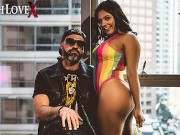 TOUGHLOVEX Third wheel with Latina hottie Serena Santos