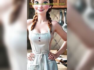 Princess Anna is preparing smth peculiar in the kitchen. The real question is, who is the fortunate person this babe's cooking for? #disney #frozen #anna #disneyedit #shorts #fyp