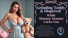 Grinding Teddy & Diapered While Mommy-Domme Cucks You