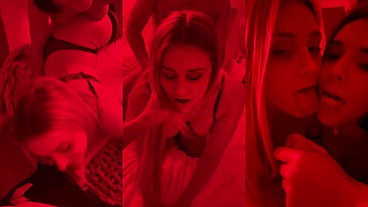 Alice & Eve Sweet Sensual Threesome Fuck With Stranger and Cum Load Swap