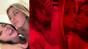Alice & Eve Sweet Sensual Threesome Fuck With Stranger and Cum Load Swap