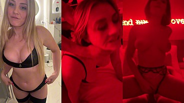 Alice & Eve Sweet Sensual Threesome Fuck With Stranger and Cum Load Swap