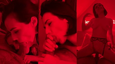 Alice & Eve Sweet Sensual Threesome Fuck With Stranger and Cum Load Swap