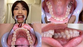 Kyoko Hanamiya - Watching Inside mouth of Japanese cute girl - 1080p