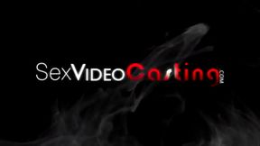 Cute blonde girl shows her talent