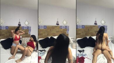 romantic lesbian scissoring argentinas and colombianas cumming hard