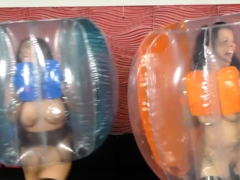 Bubble boobs fun with DaCada and Ashley Cumstar