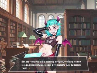 Banging A Femboy Succubus At The Public Library To "Aid" His Grades - Femboy Futanari House