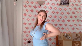 Busty milf MariaOld teasing you and masturbate by fingers and by toy. Pussy close up.