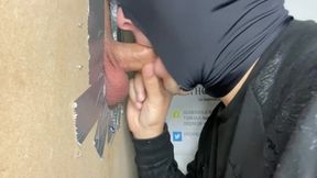 Diqsuqr - Straight Arab Cut Cock Edged At The Gloryhole!