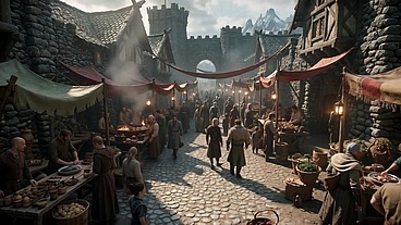 Nordic Slave Mistress Taken by Dark Warriors in Ancient Castle [AI GENERATED]