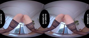 Experience Intimate Moments with Busty Nathaly Cherie in VR: A Sensual Adventure