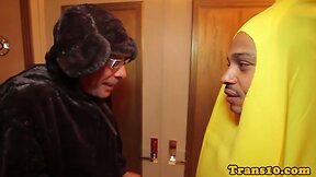 TS interracial spitroasted by black blokes