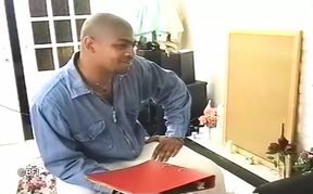 Mature gets banged by a big black cock