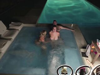 Hardcore Sexy Tub Three-some With Deliah Grace And Nikki Zee WCA Productions