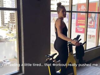 From Gym to Creampie: Latin chick Fitness Playgirl Gets Drilled Hard After Teasing All Day