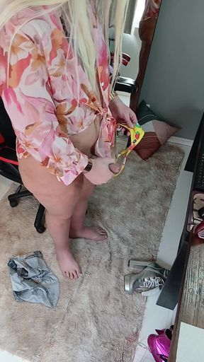 Cumming on My Panties After a Intense Solo Session