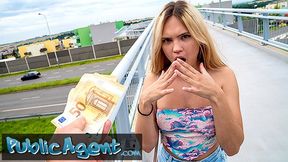 Public Porn She Flashes her tits and ass on a bridge then has sex with a stranger