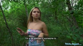 Public Porn She Flashes her tits and ass on a bridge then has sex with a stranger