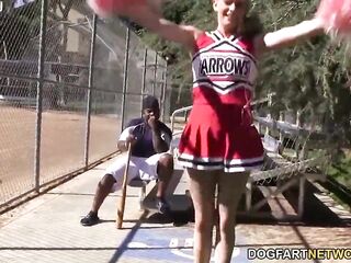 Allie James and Erica Lauren Discovers Ebony Ramrod