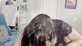 Mazee the goat destroys Danja'_s tight holes