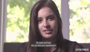 AMATEUR EURO - Curious Tattooed Emilie Martini Give A Shot To Become Future Pornstar