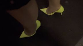 Club night in yellow loubs Part 1 going out