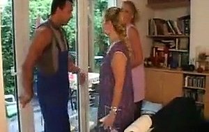 German Cleaning Women In The Work