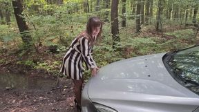 Stranded in the Dark Forest: Scared, Wet & Frantically Pumping My Pedals Until I Can't Hold Back