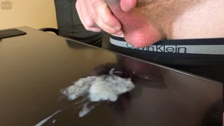 Male Moaning Loud while Humping his Hand and Dirty Talking until Huge Cum Shaking Orgasm - fap2it