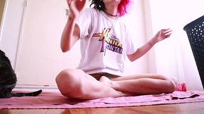 trying elbow fisting