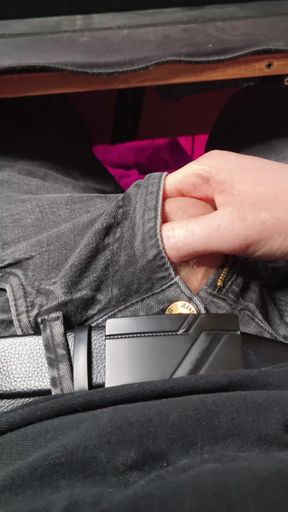 Jerking off a hairy cock to milf videos