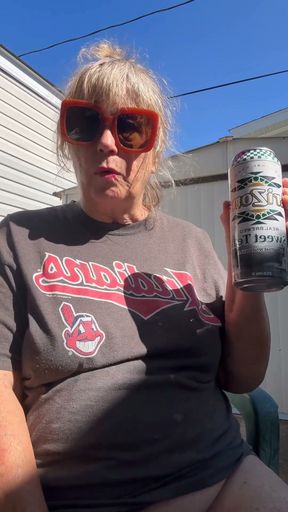 Outside Refreshment Time with Sweet Tea