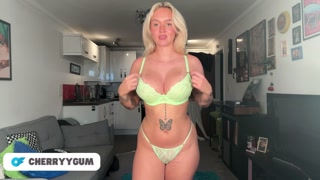 *HUGE TITS* See Through Bikini Try on Haul with British teen